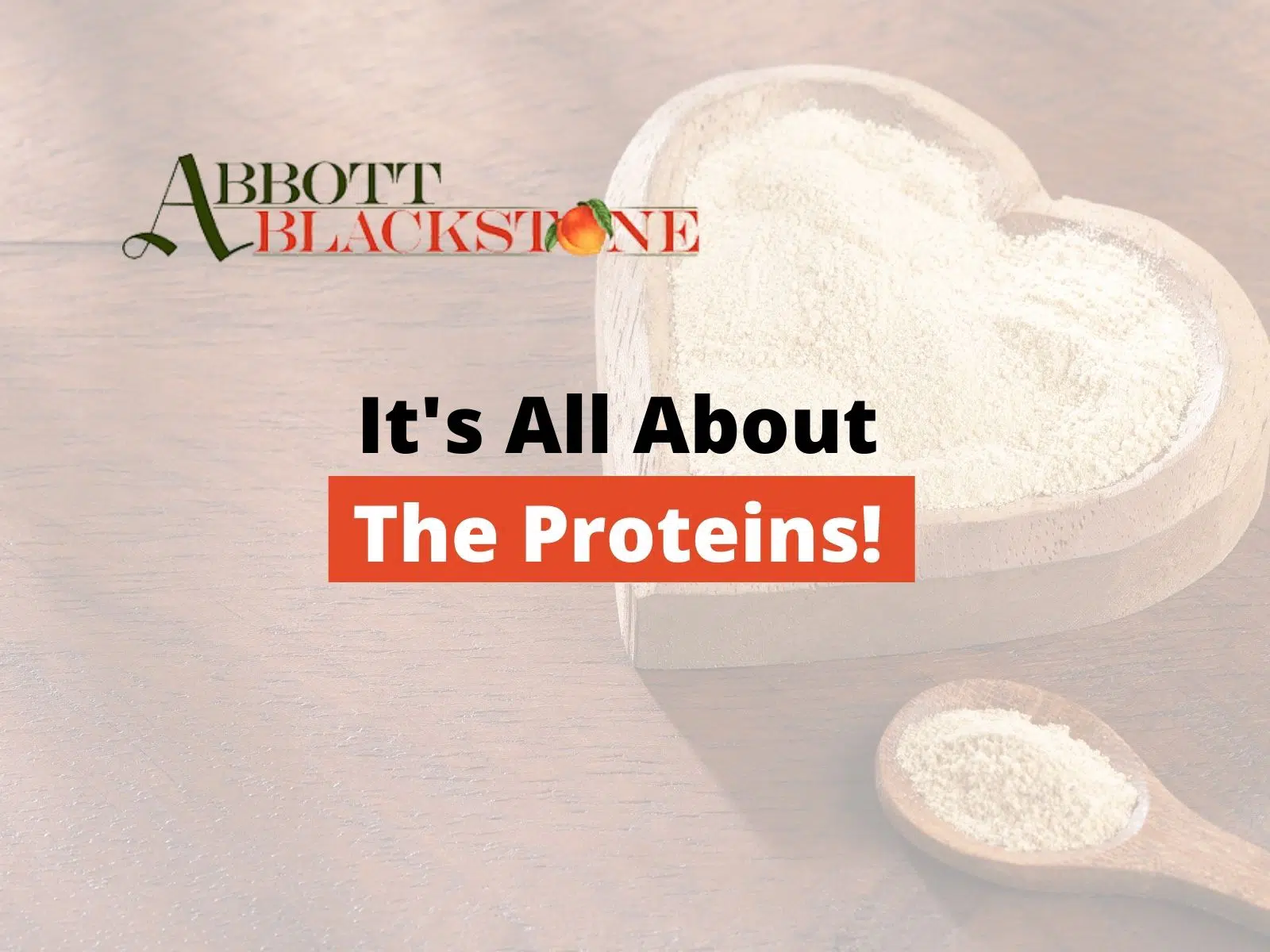 It's All About The Proteins!
